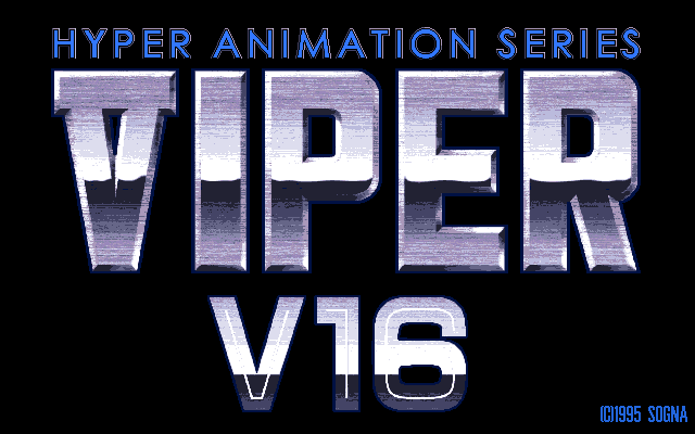 Viper V16 (PC-98) screenshot: Title screen