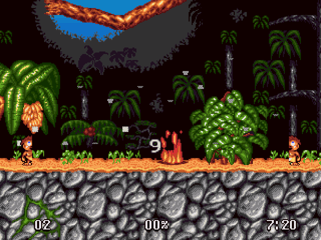 Ruffian (Amiga) screenshot: Ruffian is split into two parts