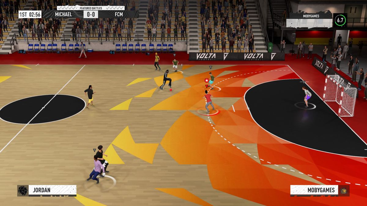 FIFA 21 (Windows) screenshot: A five-a-side game in Berlin (Volta Football)