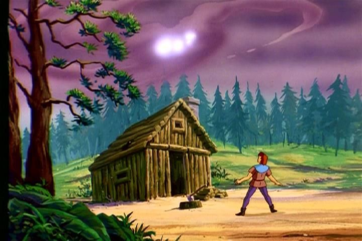 Kingdom II: Shadoan (DVD Player) screenshot: The woodcutter's hut