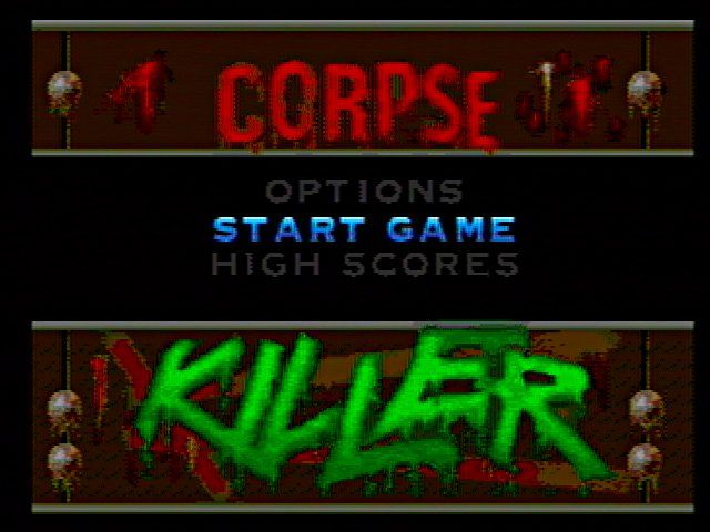 Corpse Killer (SEGA 32X) screenshot: Title Screen