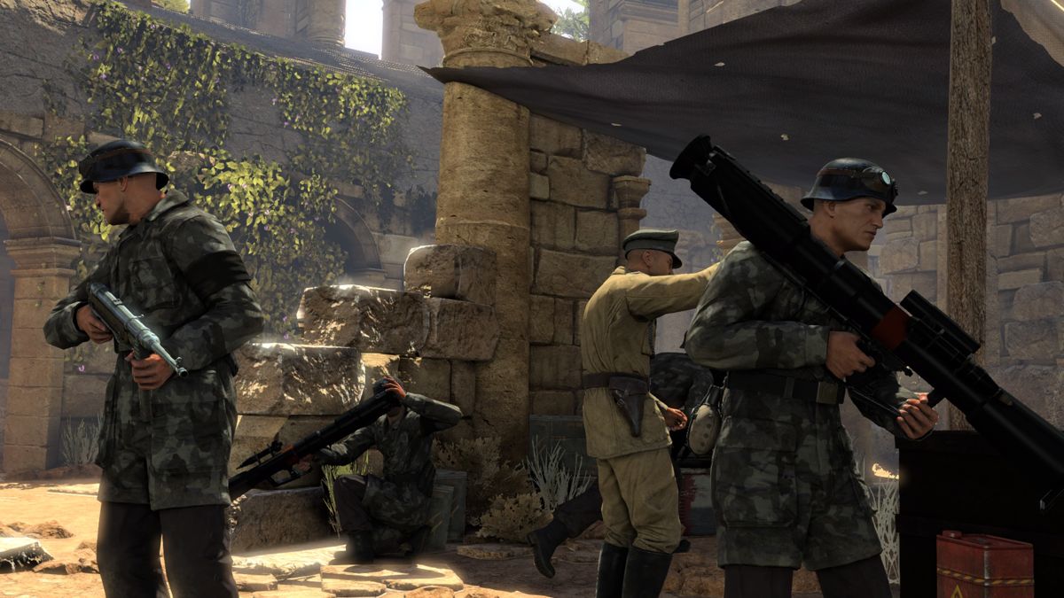 Screenshot of Sniper Elite III: Afrika - Save Churchill Part 3:  Confrontation (PlayStation 4, 2014) - MobyGames