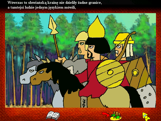 Orle Gniazdo (Windows) screenshot: Another frame from the movie