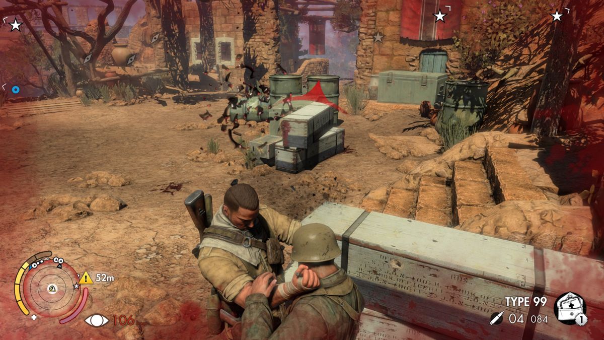 Screenshot Of Sniper Elite Iii Afrika Save Churchill Part Confrontation Playstation