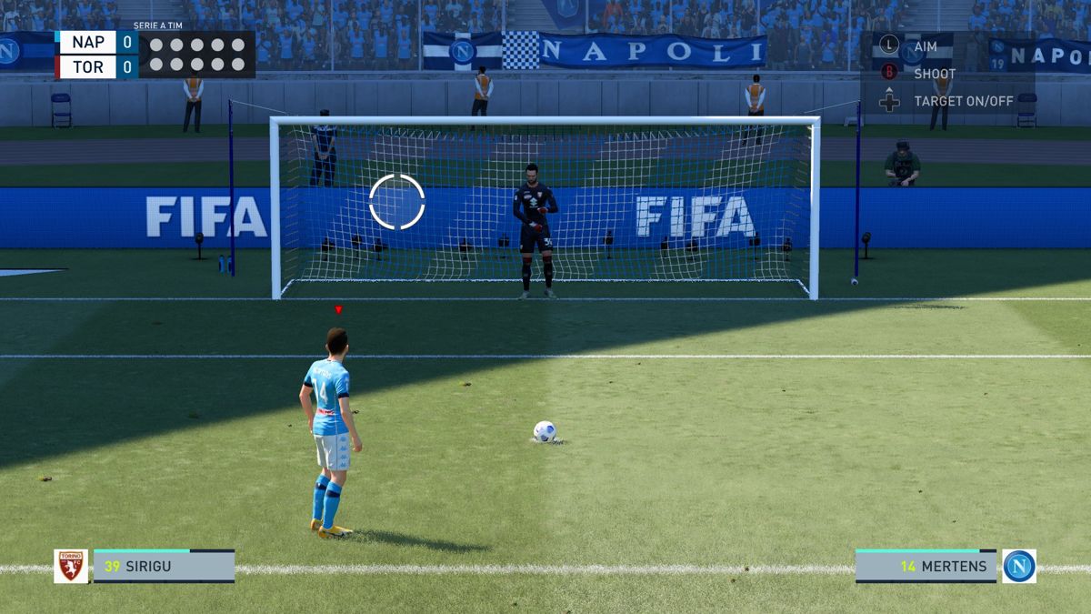 FIFA 21 (Windows) screenshot: Penalty