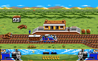 Thomas the Tank Engine & Friends (DOS) screenshot: You can now go to the station