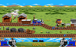 Thomas the Tank Engine & Friends (DOS) screenshot: Crowdy route, eh Thomas?