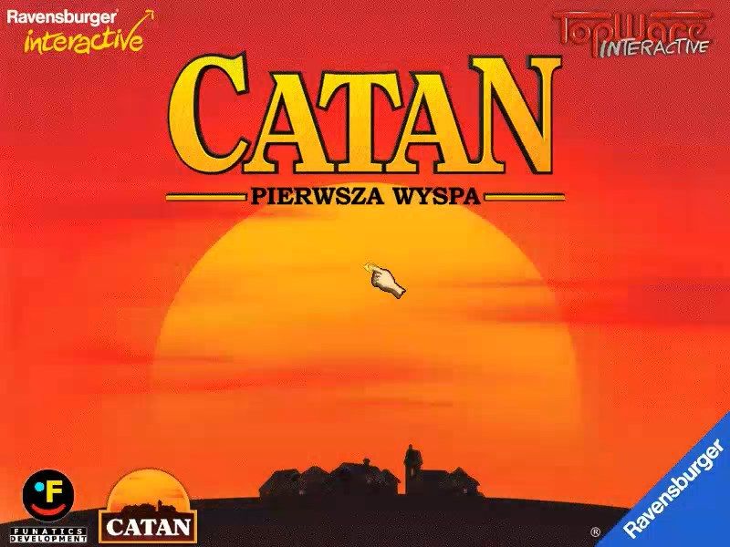 Catan: Die Erste Insel (Windows) screenshot: Title screen (Polish version)