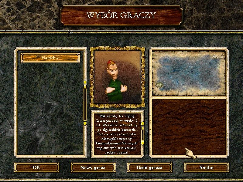 Catan: Die Erste Insel (Windows) screenshot: Choose or create player