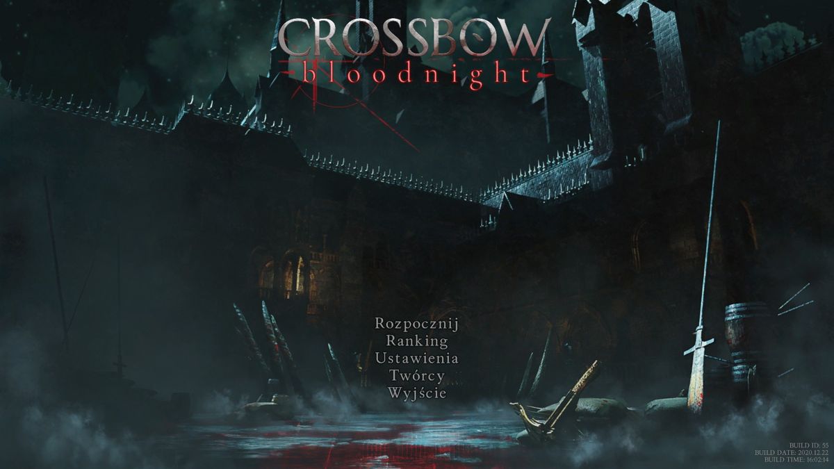 Crossbow: Bloodnight (Windows) screenshot: Main menu