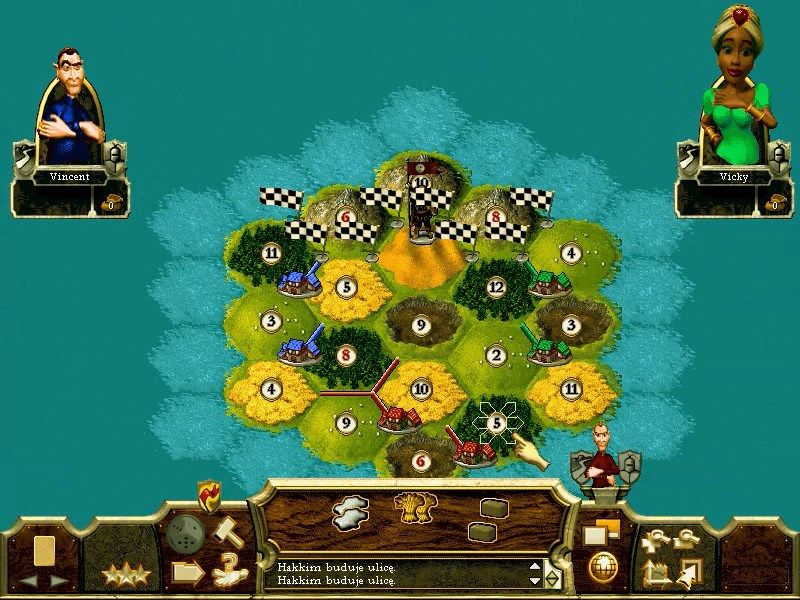 Catan: Die Erste Insel (Windows) screenshot: Zooming out the game board