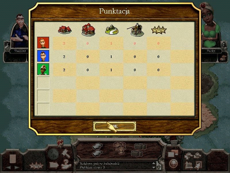 Catan: Die Erste Insel (Windows) screenshot: Score table