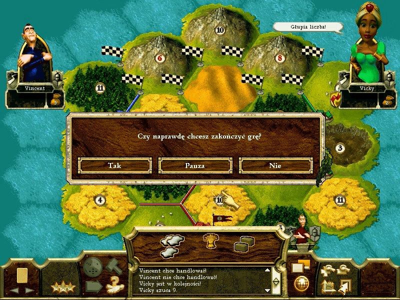 Catan: Die Erste Insel (Windows) screenshot: Do you want to quit the game?