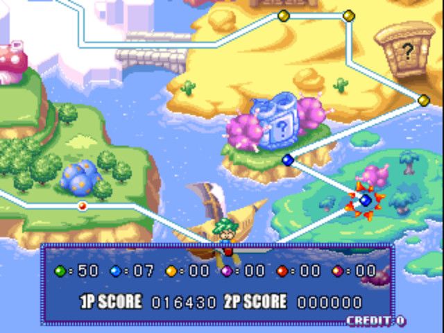 Logic Pro Adventure (Arcade) screenshot: Map Screen
