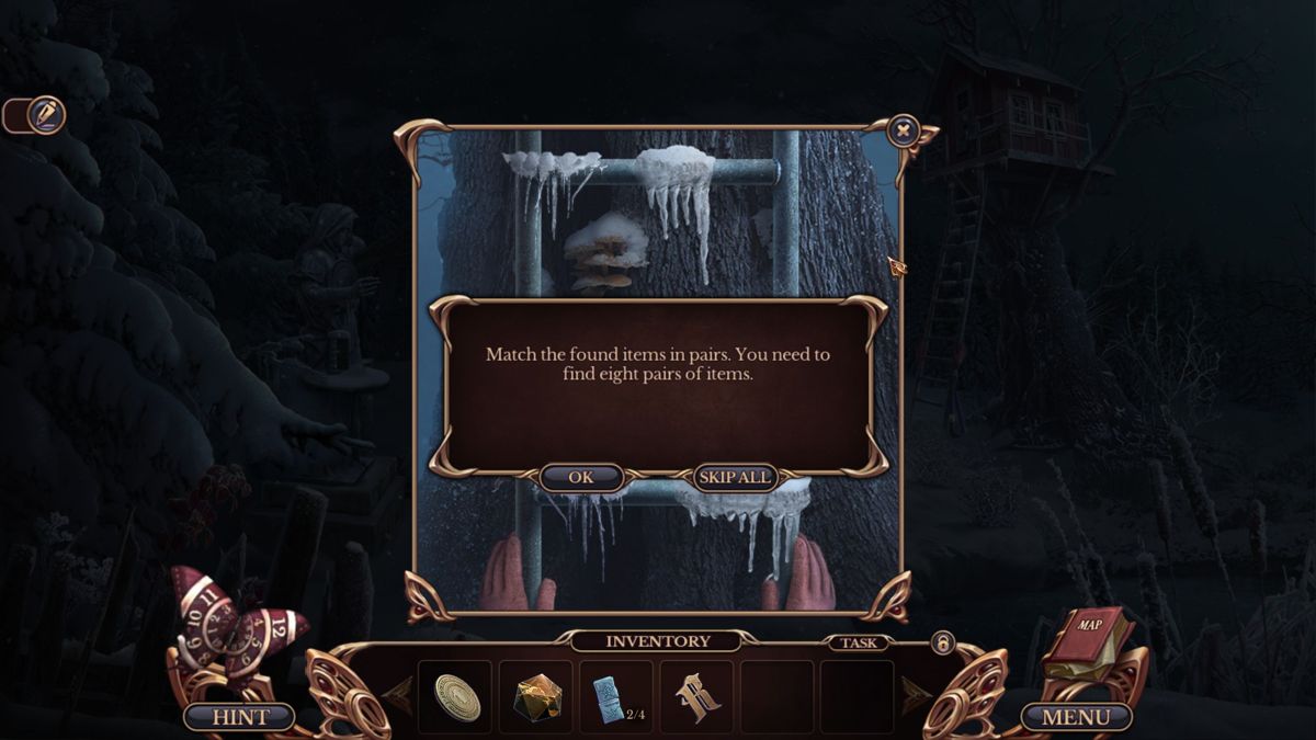 Grim Tales: Trace in Time (Collector's Edition) (Windows) screenshot: Another mini-game, this time it's a tile matching puzzle <br><br>Big Fish Games demo version