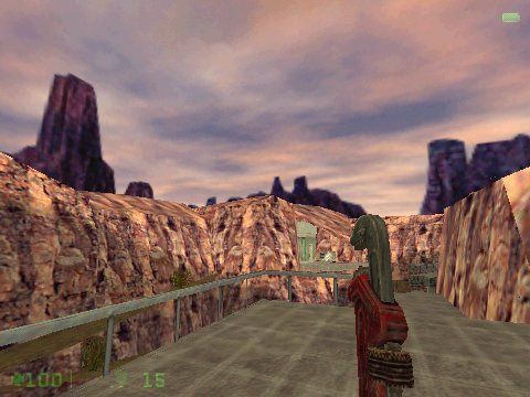 Half-Life: Opposing Force (Windows) screenshot: No crowbar this time, only french keywrench.