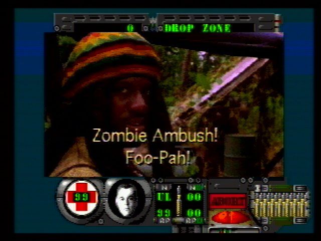 Corpse Killer (SEGA 32X) screenshot: Your rastafarian pal.