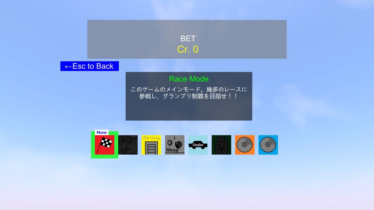Life (Windows) screenshot: The in game menu where the player