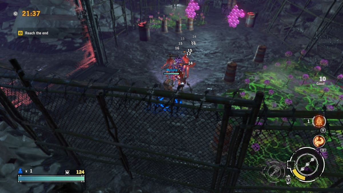 Contra: Rogue Corps (Nintendo Switch) screenshot: Combat against zombies