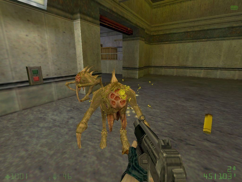 Half-Life: Opposing Force (Windows) screenshot: "Race X" aliens