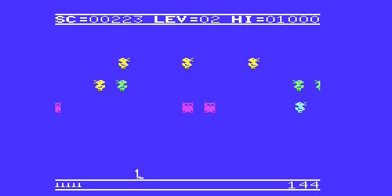 Screenshot of Duck Shoot (VIC-20, 1983) - MobyGames