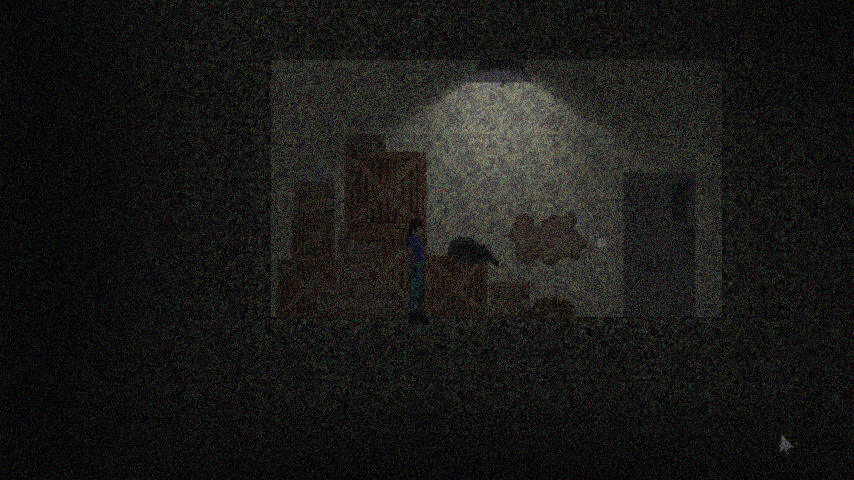 Flesh Water (Windows) screenshot: There's a turtle in the storage room