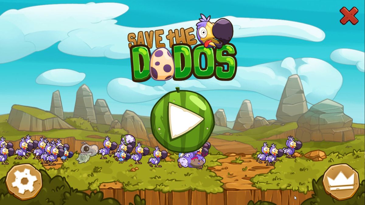 Save the Dodos (Windows) screenshot: Title screen