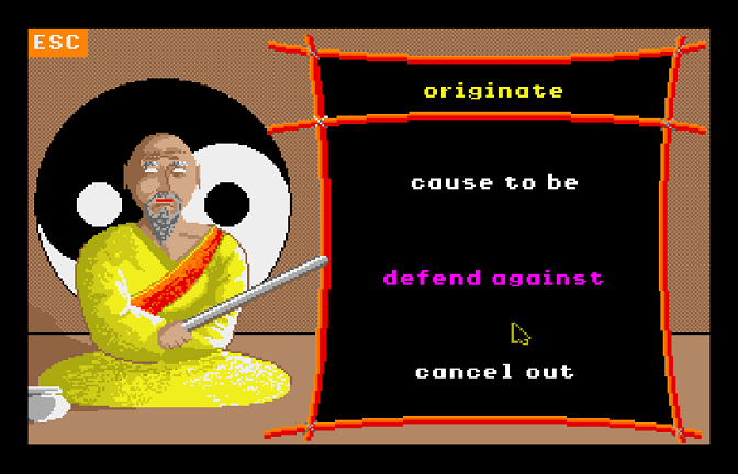 The Word Master (Apple IIgs) screenshot: Vocabulary Challenge