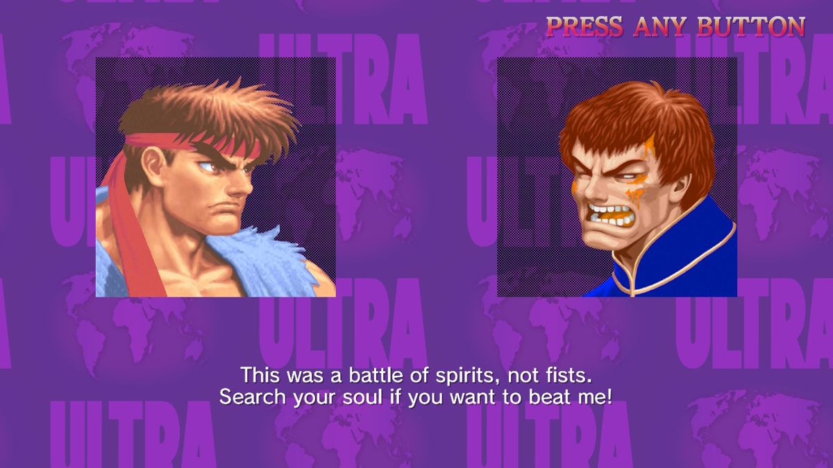 Screenshot of Ultra Street Fighter II The Final Challengers (Nintendo Switch, 2017) MobyGames
