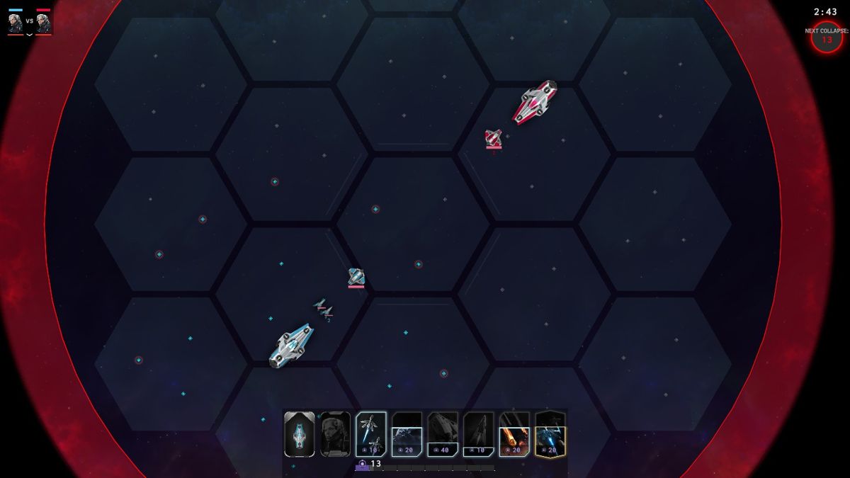 Battleship Apollo (Windows) screenshot: Avoid the enclosing circle