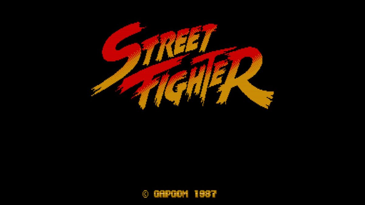 Street Fighter: 30th Anniversary Collection (Nintendo Switch) screenshot: Street Fighter title screen