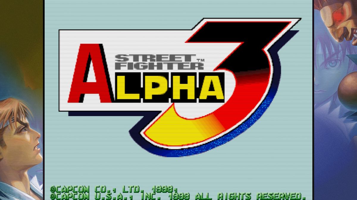 Street Fighter: 30th Anniversary Collection (Nintendo Switch) screenshot: Street Fighter Alpha 3 - Title screen