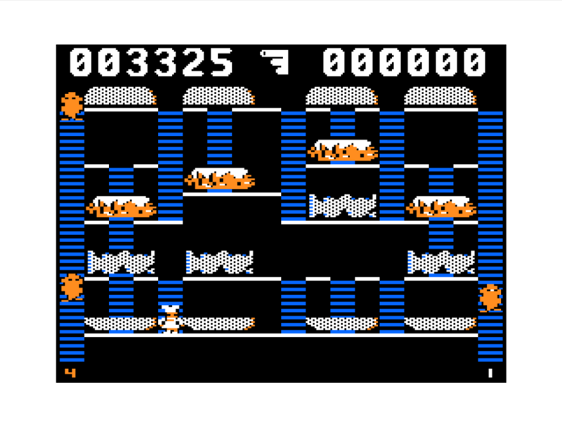 Lunchtime (TRS-80 CoCo) screenshot: A New Arrangement