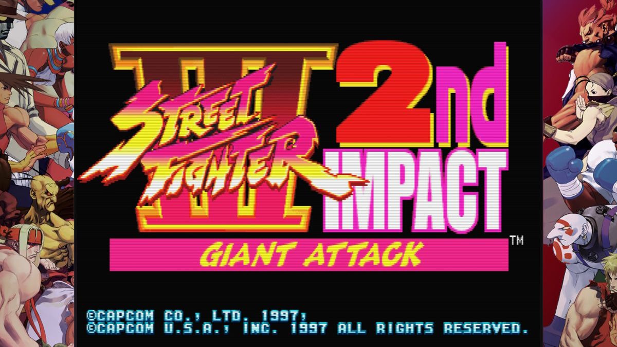 Street Fighter: 30th Anniversary Collection (Nintendo Switch) screenshot: SFIII 2nd Impact - Title screen