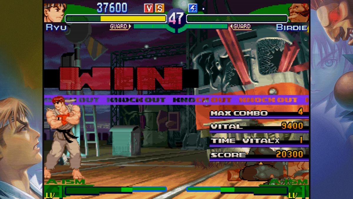 Street Fighter: 30th Anniversary Collection (Nintendo Switch) screenshot: Street Fighter Alpha 3 - Birdie stage