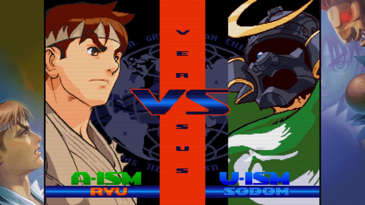 Street Fighter: 30th Anniversary Collection (Nintendo Switch) screenshot: Street Fighter Alpha 3 - Ryu vs Sodom