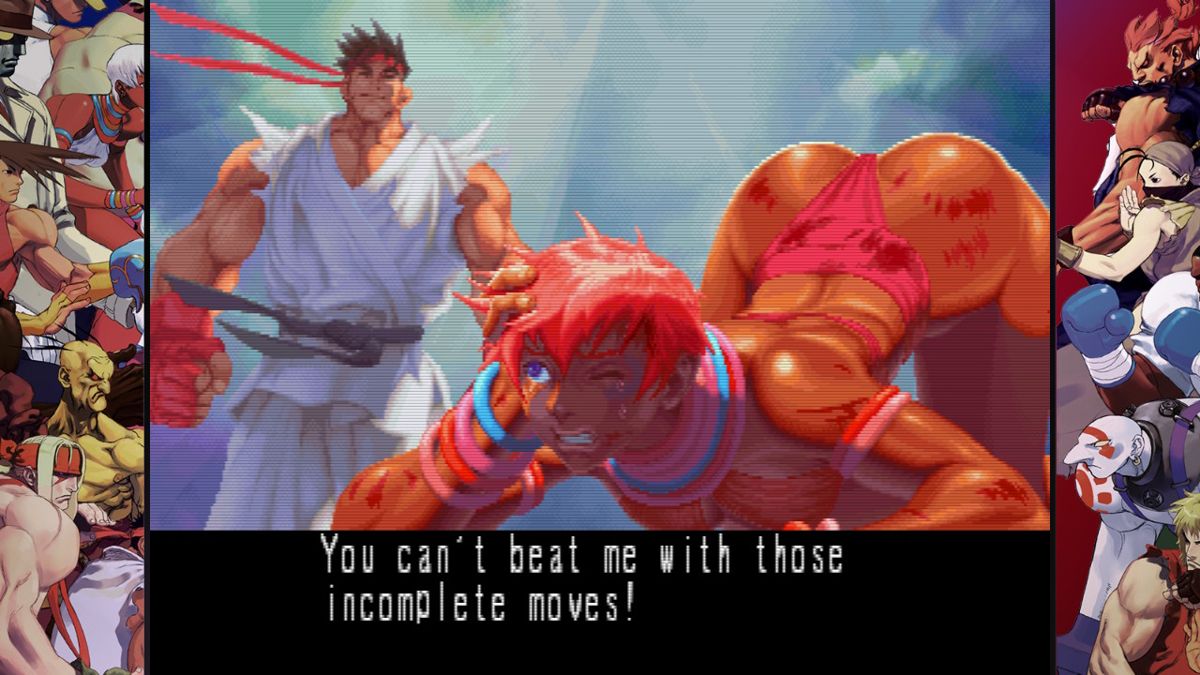 Street Fighter: 30th Anniversary Collection (Nintendo Switch) screenshot: SFIII New Generation - Ryu wins!