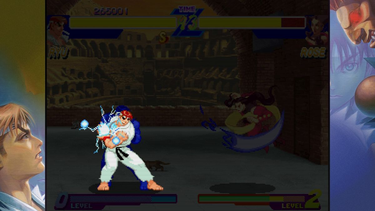 Street Fighter: 30th Anniversary Collection (Nintendo Switch) screenshot: Street Fighter Alpha - Ryu special