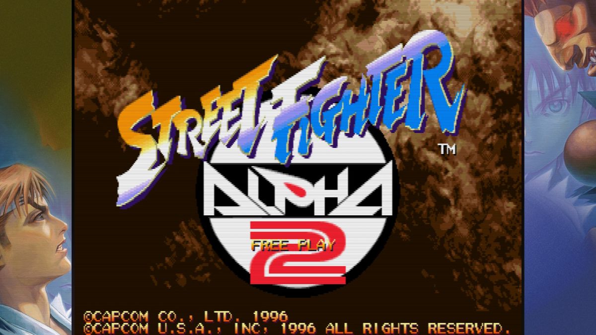 Street Fighter: 30th Anniversary Collection (Nintendo Switch) screenshot: Street Fighter Alpha 2 - Title screen