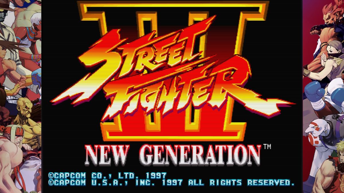 Street Fighter: 30th Anniversary Collection (Nintendo Switch) screenshot: SFIII New Generation - Title screen