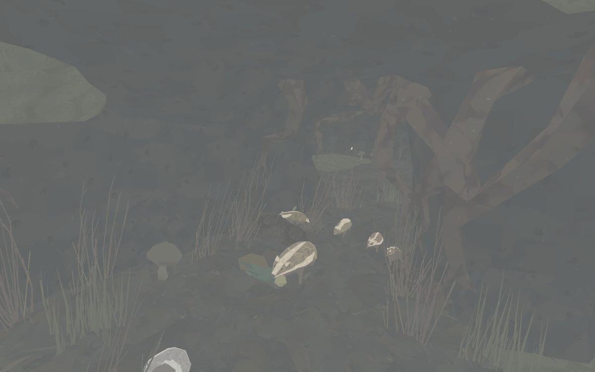 Shelter (Windows) screenshot: One of the cubs is weak and needs to be fed