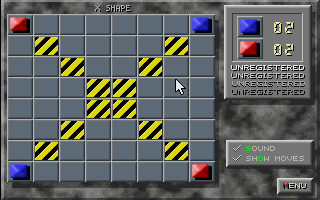 Assimilation (DOS) screenshot: Starting a new game