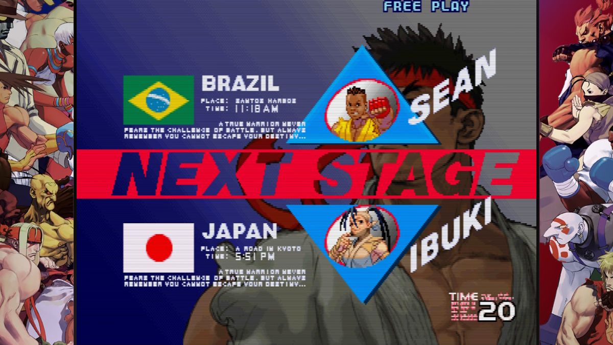 Street Fighter: 30th Anniversary Collection (Nintendo Switch) screenshot: SFIII 3rd Strike - Next stage
