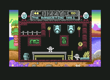 Screenshot of Fantasy World Dizzy (Commodore 64, 1989) - MobyGames