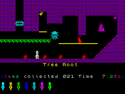 Screenshot of Jet Set Willy (ZX Spectrum, 1984) - MobyGames