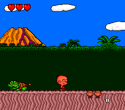 Bonk's Adventure (TurboGrafx-16) screenshot: The Beginning