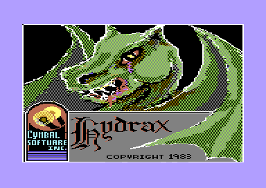 Hydrax (Commodore 64) screenshot: Title Screen