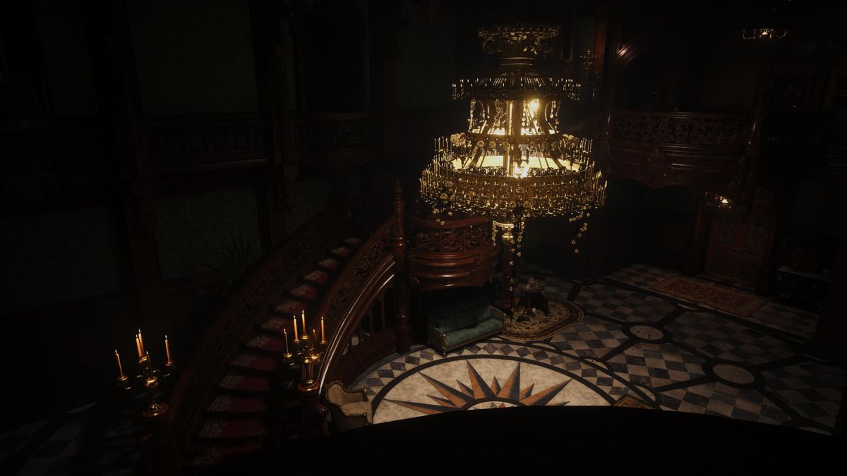 Maiden (PlayStation 5) screenshot: Exploring the mansion