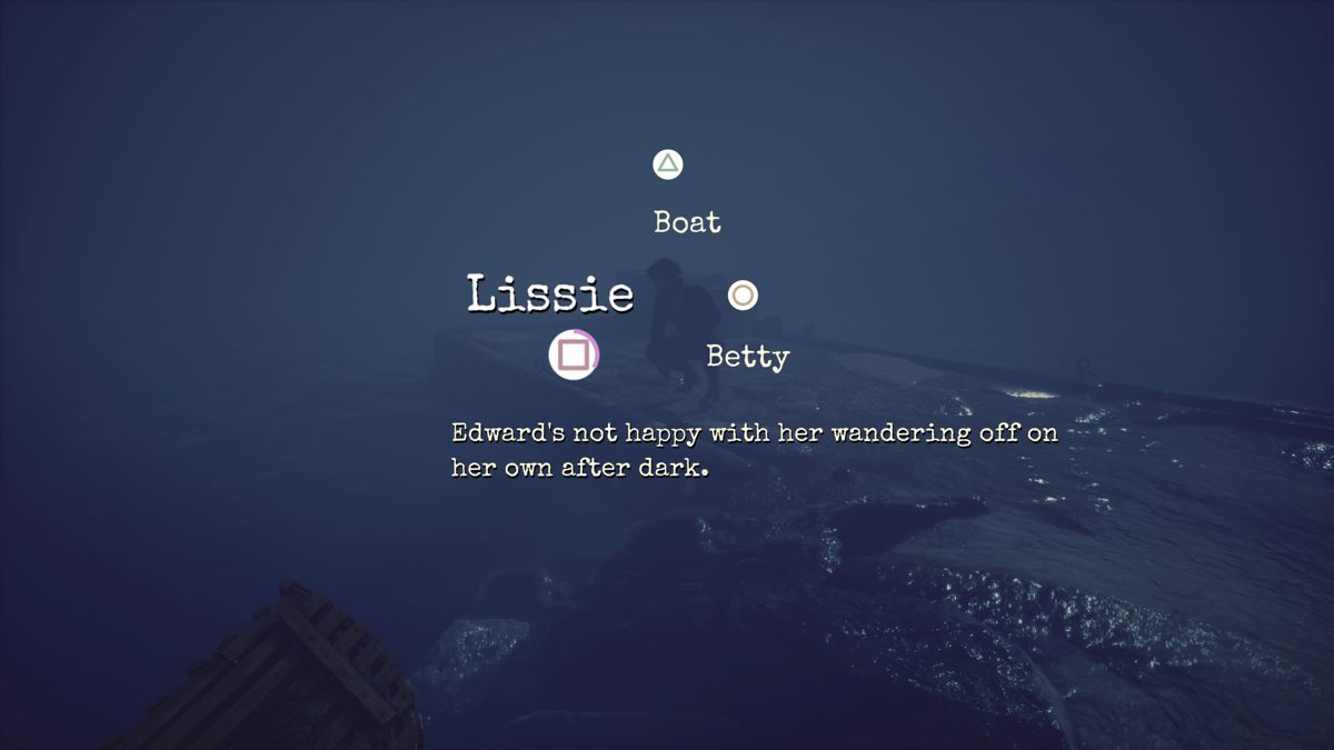 Draugen (PlayStation 4) screenshot: Down at the docks