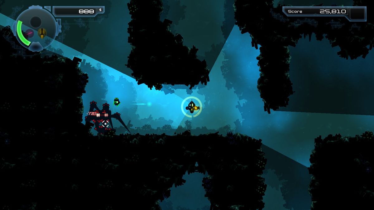 Good Robot (Windows) screenshot: Game uses bigger enemies with player's progress